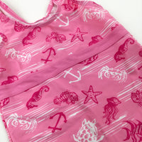 Seahorses Pink Swim Suit - Girls 18-24 Months