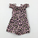 Animal Print Pink Top - Girls 18-24 Months