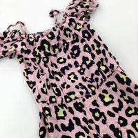 Animal Print Pink Top - Girls 18-24 Months