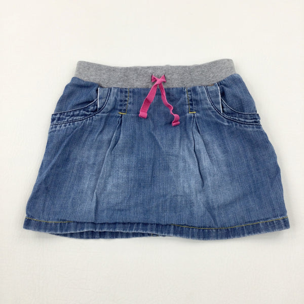 Light Blue Denim Skirt - Girls 18-24 Months