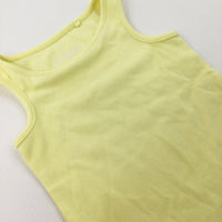 Textured Yellow Vest Top - Girls 3-4 Years