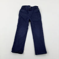 Navy Trousers With Adjustable Waist - Boys 2-3 Years