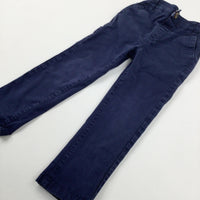 Navy Trousers With Adjustable Waist - Boys 2-3 Years