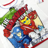 **NEW** 'The Bravest Of Them All!' Marvel Superheroes White T-Shirt - Boys 2-3 Years