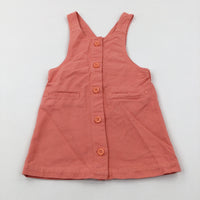 Peach Denim Dress - Girls 2-3 Years