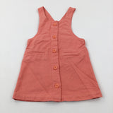 Peach Denim Dress - Girls 2-3 Years