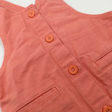 Peach Denim Dress - Girls 2-3 Years