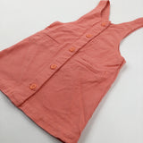 Peach Denim Dress - Girls 2-3 Years