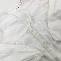 Gold Striped Long Sleeve Top - Girls 2-3 Years