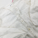 Gold Striped Long Sleeve Top - Girls 2-3 Years