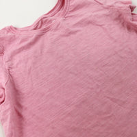 Pink Cotton T-Shirt - Girls 4-5 Years