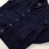 Navy Knitted Heavyweight Jumper - Boys 7-8 Years