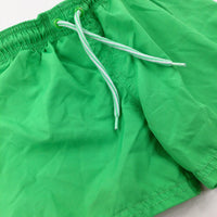 Green Swim Shorts - Boys 5-6 Years