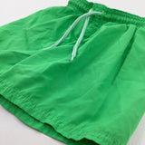 Green Swim Shorts - Boys 5-6 Years