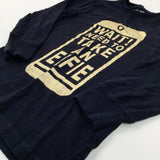 'Need To Take An Elfie' Phone Gold & Black Long Sleeve Top - Boys/Girls 4-5 Years