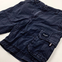 Navy Cargo Shorts - Boys 7-8 Years