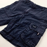 Navy Cargo Shorts - Boys 7-8 Years