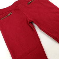 Red Leggings - Girls 5-6 Years