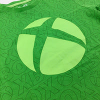 Xbox Motif Green T-Shirt - Boys 8-9 Years