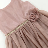 Dusky Pink Party Dress - Girls 4-5 Years