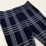 Patterned Navy Leggings - Girls 4-5 Years