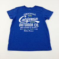 'Original Outdoor Co' Blue T-Shirt - Boys 9-10 Years