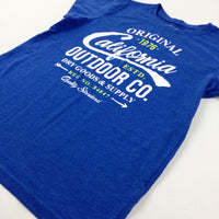 'Original Outdoor Co' Blue T-Shirt - Boys 9-10 Years