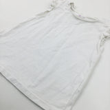 White T-Shirt - Girls 4-5 Years