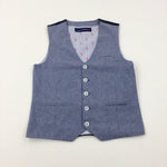 Light Blue Smart Waistcoat - Boys 9-10 Years