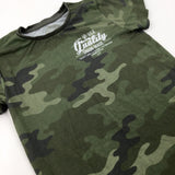 'Union Made' Camouflage Khaki T-Shirt - Boys 9-10 Years