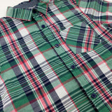 Green & Red Checked Shirt - Boys 10-11 Years