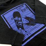 'Custom Rider' Skateboard Purple & Black Hoodie - Boys 4-5 Years