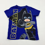 'Batman' Colourful Blue T-Shirt - Boys 4-5 Years