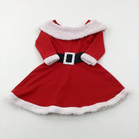 Mrs Claus Red Costume Dress - Girls 18-24 Months