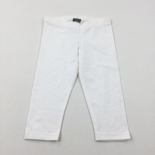 White Leggings - Girls 4-5 Years