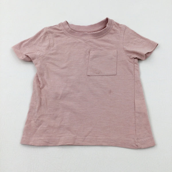 Pink Cotton T-Shirt - Boys 12-18 Months