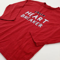 'Little Heart Breaker' Red Long Sleeve Top - Boys 5-6 Years