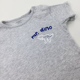 'Mr Dino' Dinosaur Grey T-Shirt - Boys 12-18 Months