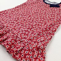 Flowers Red T-Shirt - Girls 12-18 Months