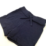 Navy Jersey Shorts - Boys 12-18 Months