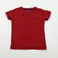 Red Cotton T-Shirt - Boys 12-18 Months