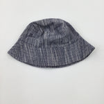 Navy Striped Sun Hat - Boys 12-18 Months