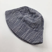 Navy Striped Sun Hat - Boys 12-18 Months