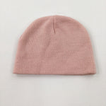 Pink Knitted Winter Hat - Girls 12-18 Months