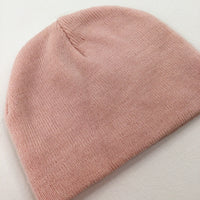 Pink Knitted Winter Hat - Girls 12-18 Months