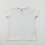 White Cotton T-Shirt - Boys 12-18 Months