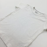 White Cotton T-Shirt - Boys 12-18 Months