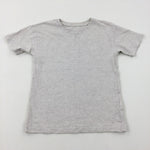 Cream Cotton T-Shirt - Boys 6-7 Years