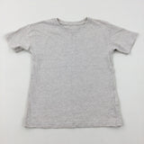 Cream Cotton T-Shirt - Boys 6-7 Years