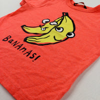 'Bananas!' Neon Orange T-Shirt - Boys 18-24 Months